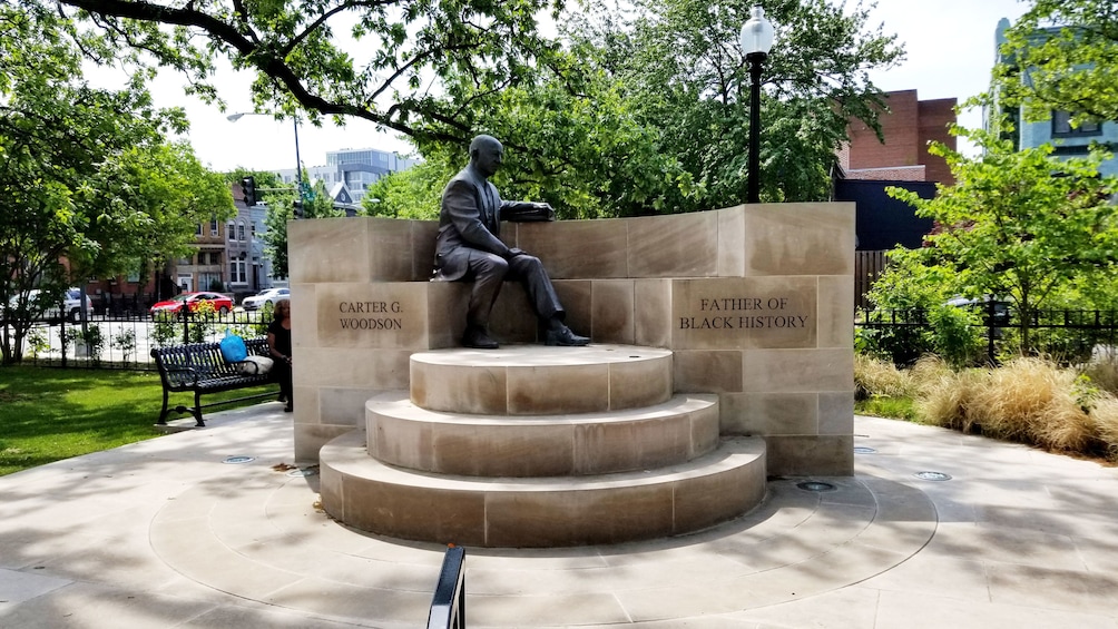 Stature of Carter G. Woodson in Washington D.C.