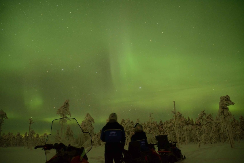 Picture 3 for Activity Rovaniemi: Night Snowmobile Tour