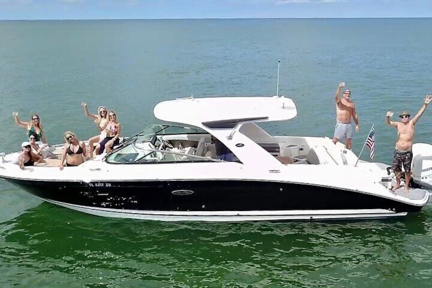 Our spectacular Ultra Premium 37' Open Bow Sea Ray - "Top Shelf". 