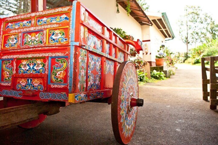 Oxcart at Doka Estate