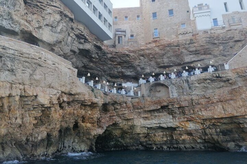 Monopoli Shared tour by Gozzo boat to the Polignano caves