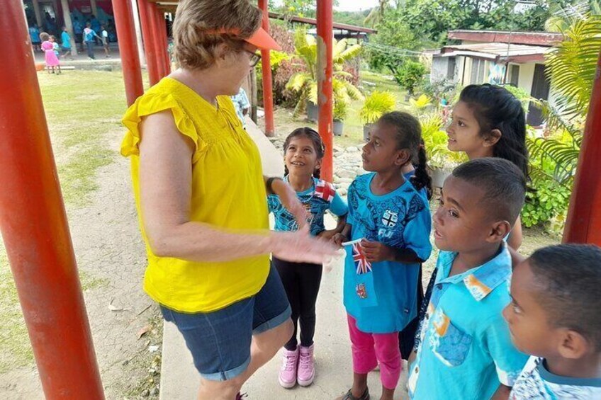 Meeting the locals