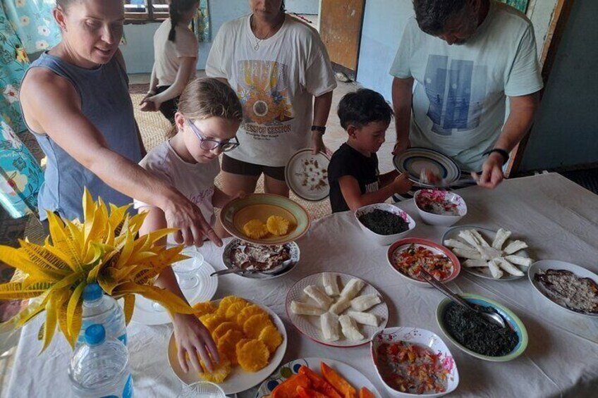 Fijian Authentic Food for Lunch