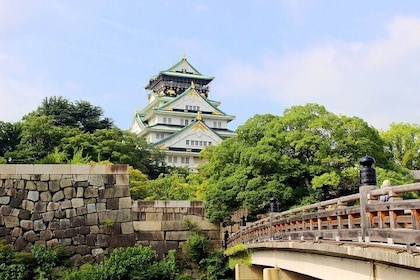 Full Day Walking Tour in Osaka Castle Temples and Ukiyoe