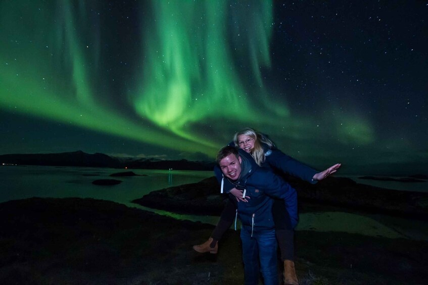 Picture 1 for Activity Tromsø: Northern Lights Chase with Free Photos