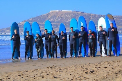 Surf lessons and guiding in Agadir