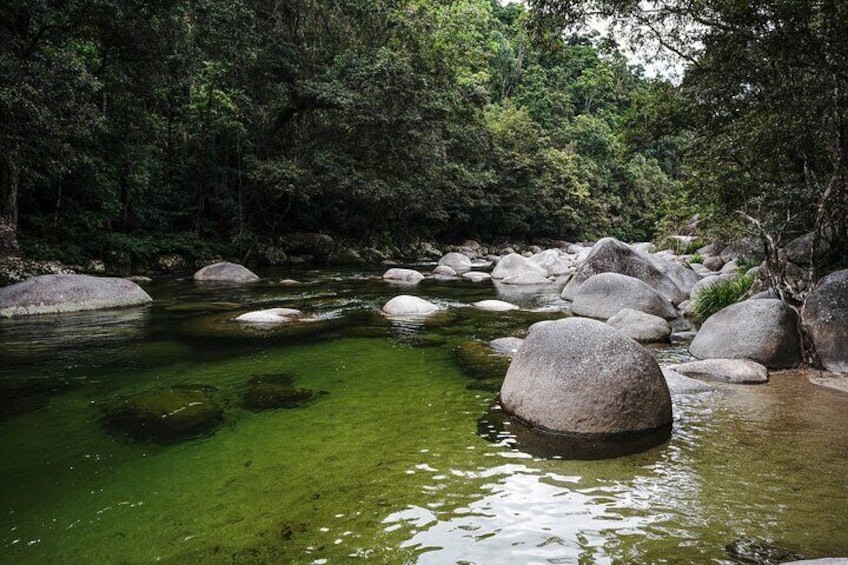 Beautiful Mossman Gorge National Park, part of the Daintree Rainforest