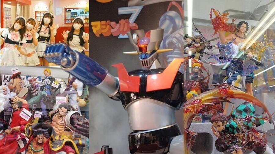 Anime Wonderland: Osaka Den-Den Town, Kawaii, Maid Cafe, Knife