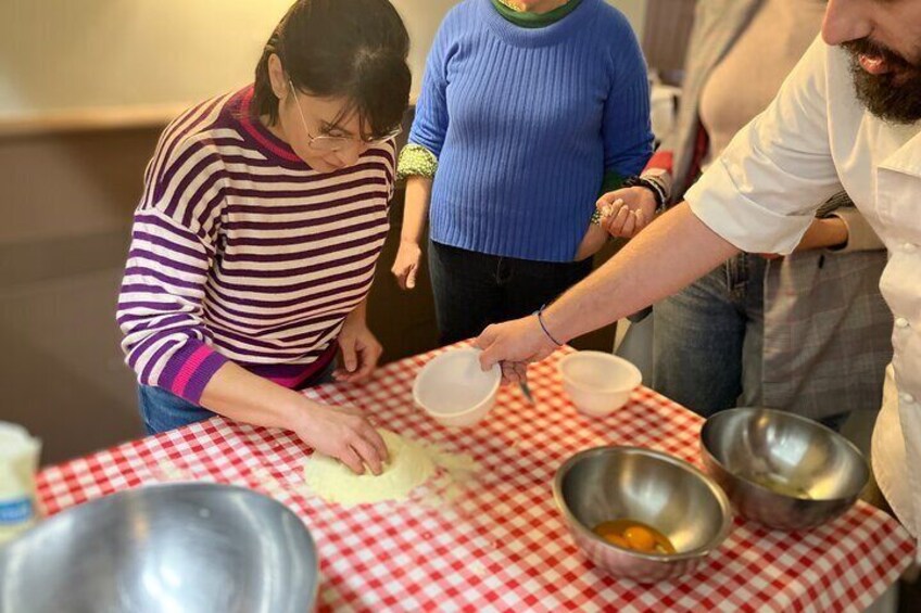 Cooking Class in Rome Making Cacio e Pepe Pasta and Tiramisu