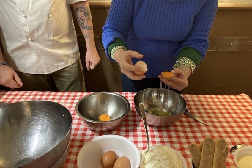 Cooking Class in Rome Making Cacio e Pepe Pasta and Tiramisu