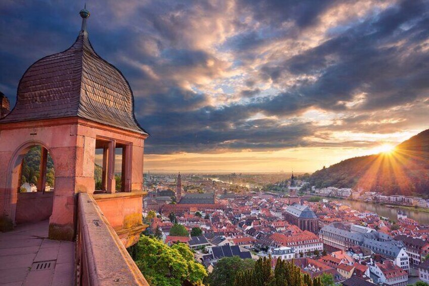 Heidelberg: Walking Tour with Audio Guide on App