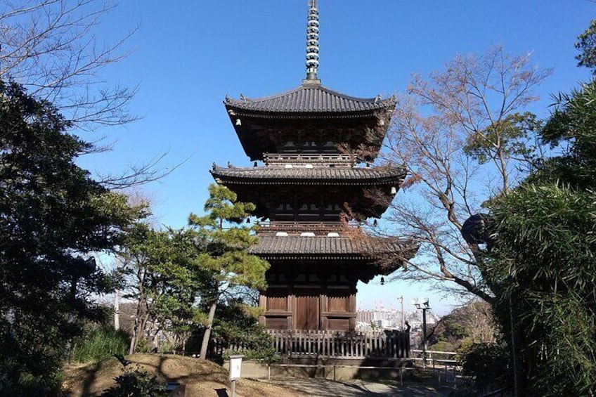 Triple Pagoda at Sankeien