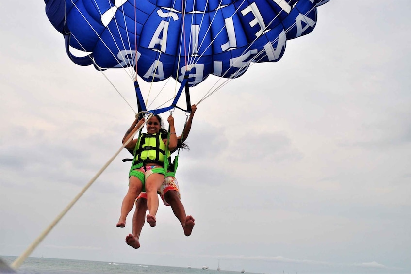 Picture 2 for Activity Zanzibar: Parasailing Boat Trip with Flight Instructor