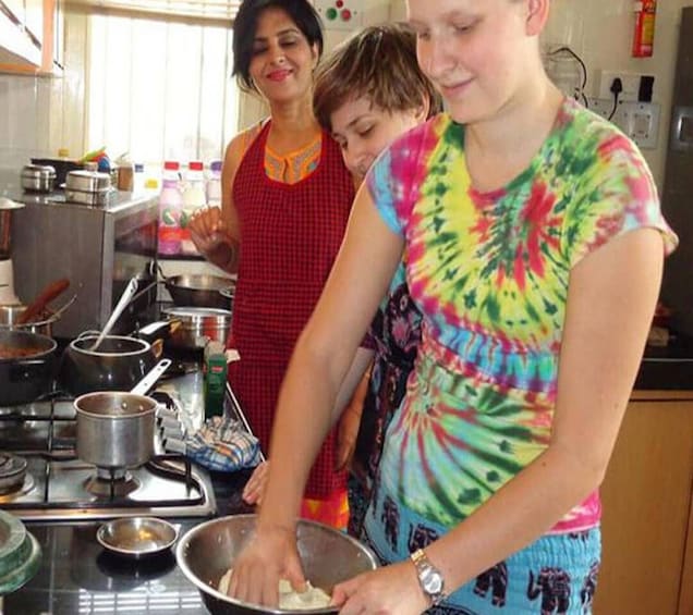 Evening Cooking Session and Dinner with an Indian Family