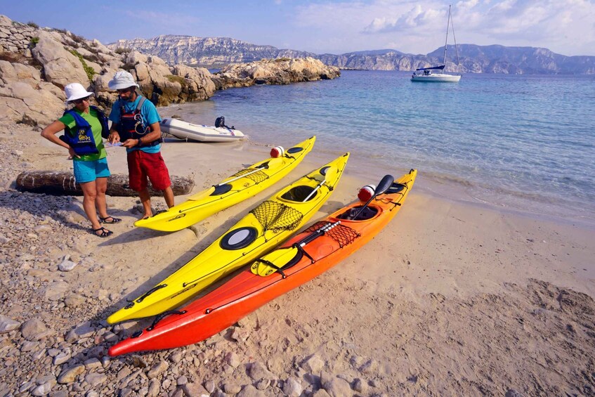 Picture 5 for Activity La Ciotat: Calanques National Park Guided Kayak Tour