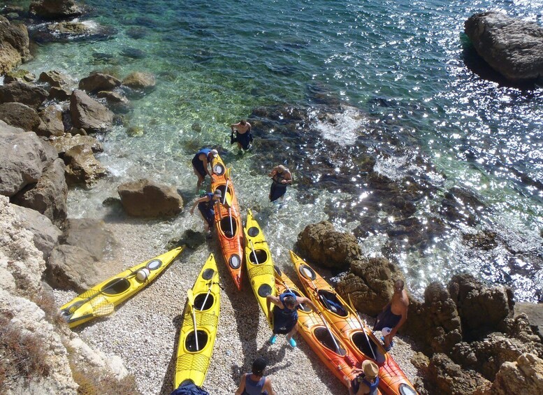 Picture 6 for Activity La Ciotat: Calanques National Park Guided Kayak Tour