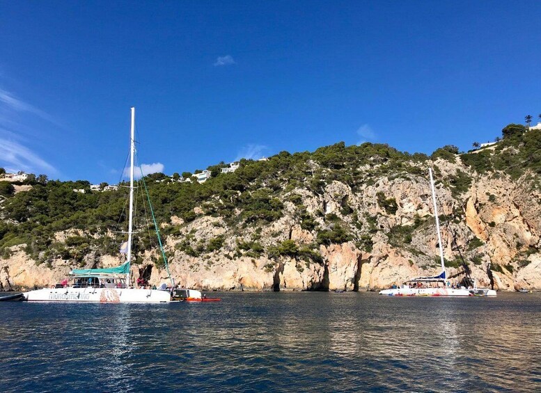 Picture 4 for Activity Dénia & Jávea: Portixol Sailing Catamaran Excursion with BBQ