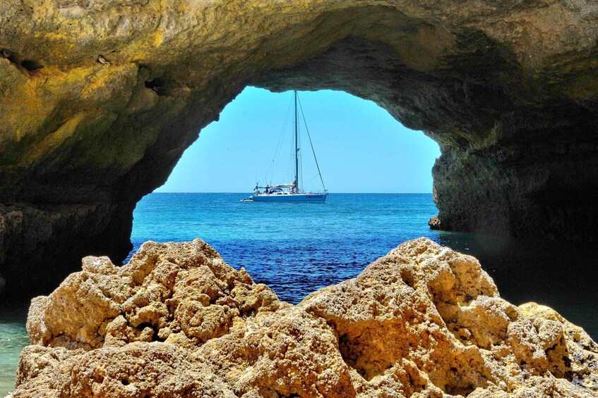 Picture 1 for Activity Albufeira: 3-Hour Yacht Daytime/Sunset Cruise to Benagil