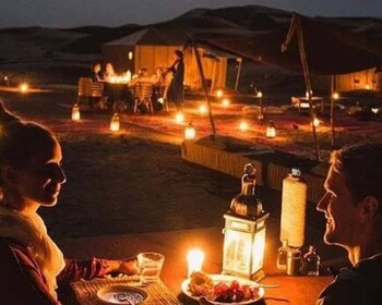 Marrakesh: Agafay Desert Sunset, Camel Ride, and Dinner Show