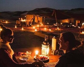 Marrakech: Puesta de Sol en el Desierto de Agafay, Paseo en Camello y Cena ...