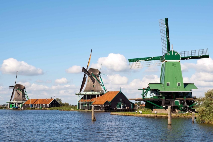 Amsterdam: Zaanse Schans Windmills Day Trip by Luxury Coach