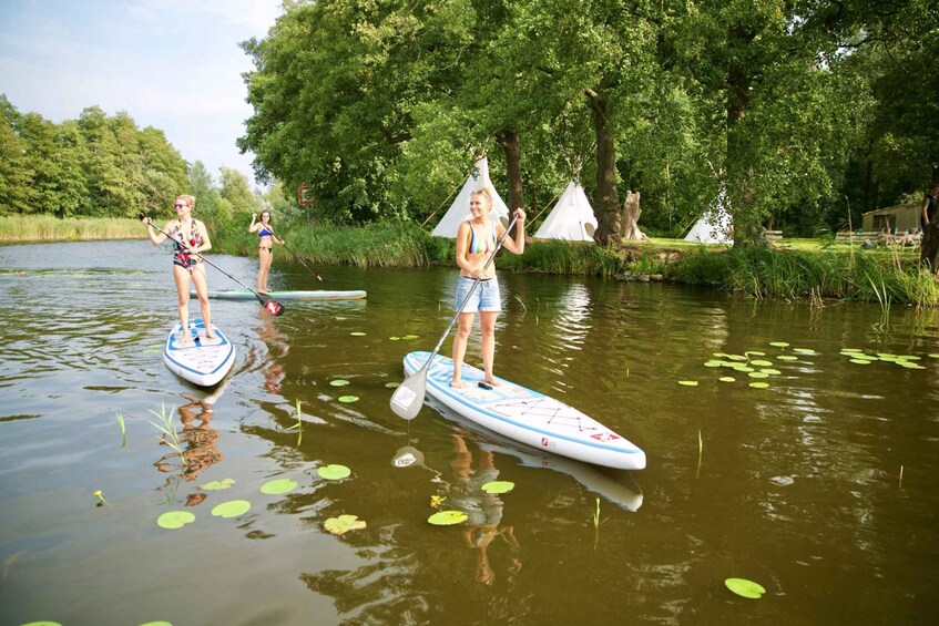 Picture 3 for Activity Leipzig: Cospudener Lake Stand-Up Paddleboard Course