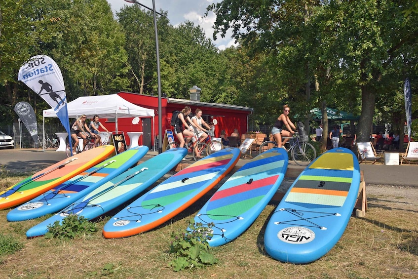Picture 1 for Activity Leipzig: Cospudener Lake Stand-Up Paddleboard Course