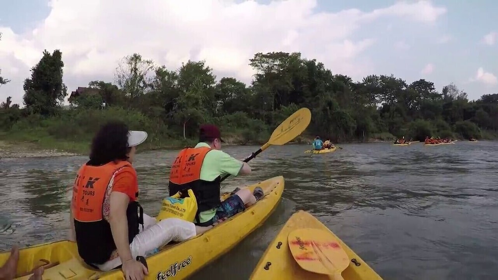 Nam Khan River Valley Hiking & Kayaking Tour with Village Visit
