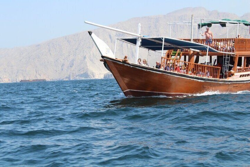 Khasab Half Day Dhow Cruise With Dolphin Watching & Swimming
