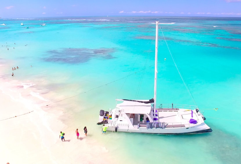 Parasailing & Snorkeling Catamaran Cruise with Natural Pool