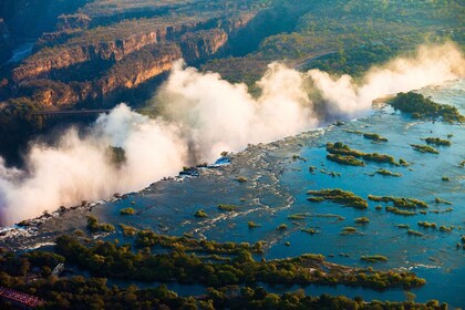 Victoriafälle und Simbabwe: Tagestour und Kreuzfahrt bei Sonnenuntergang