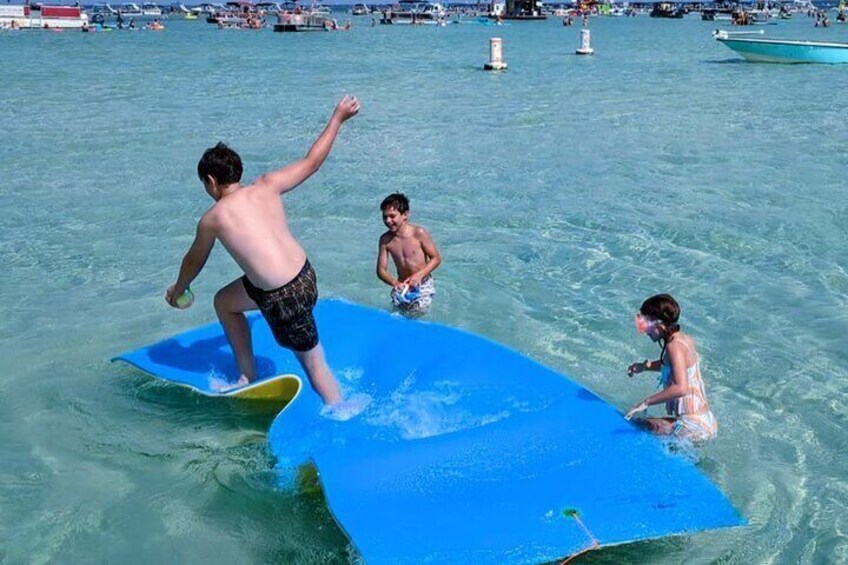 Original Redneck Pontoon Crab Island/Dolphin Cruise 3 to 7 hrs