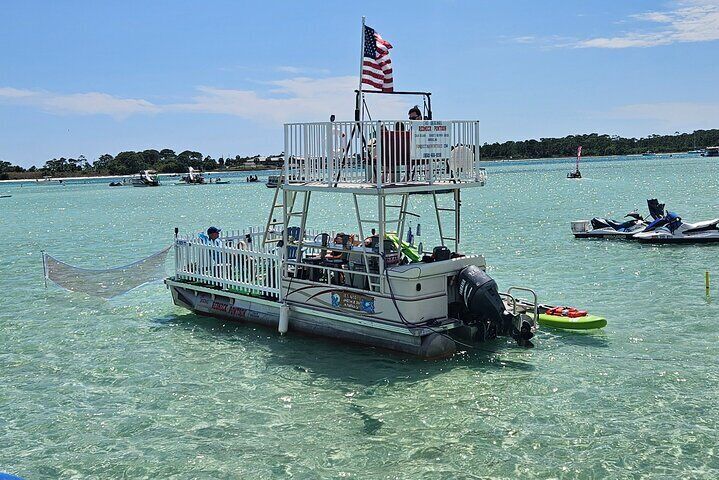 The Original Redneck Pontoon Crab Island/Dolphin Cruise 3-6hrs