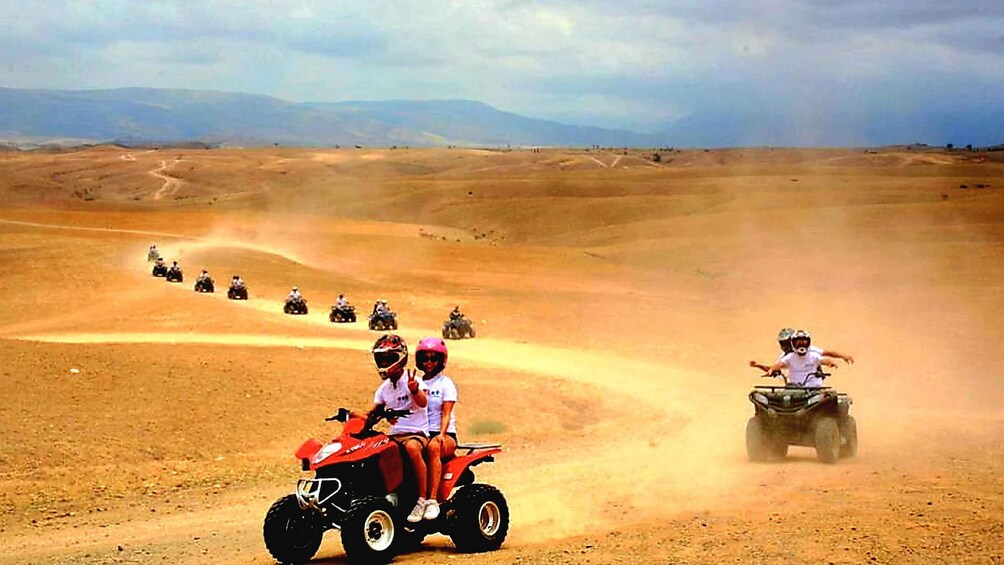 Marrakech: Agafay Desert Quad & Camel Rides with Dinner Show