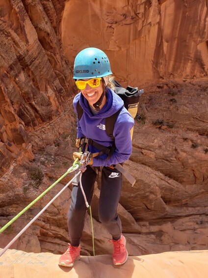 Picture 3 for Activity From Moab: Half-Day Zig Zag Canyon Canyoneering Experience