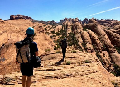 Desde Moab: experiencia de medio día de barranquismo en el cañón en Zig Zag