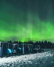 Rovaniemi: Sneeuwtrein naar Noorderlichtkamp