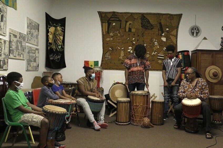 3 Hours African Drumming and Instrumentals Lessons and Songs