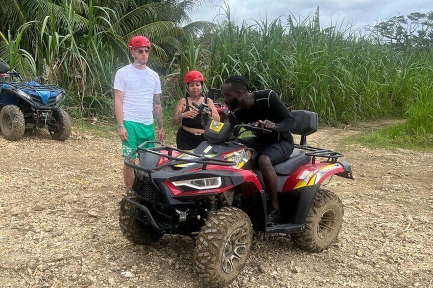 Atv jungle ride and ricks cafe from Montego Bay