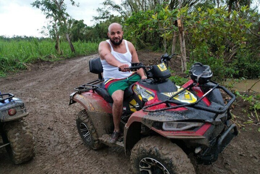 Atv jungle ride and ricks cafe from Montego Bay