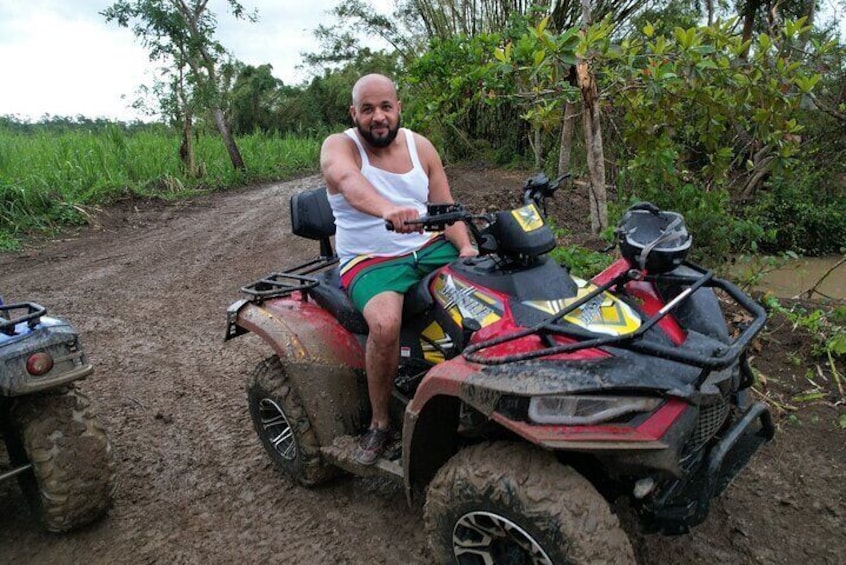 Atv jungle ride and ricks cafe from Montego Bay