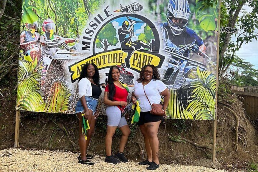 Atv jungle ride and ricks cafe from Montego Bay
