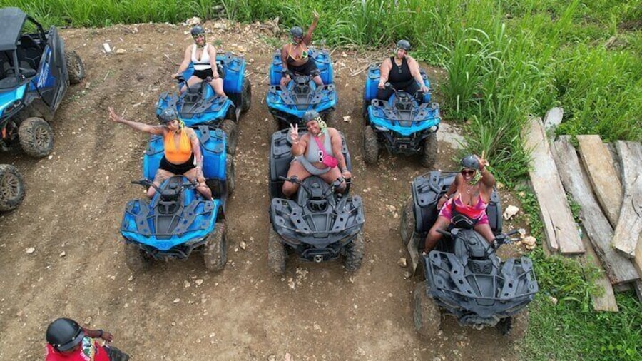 ATV Jungle Ride, Zipline and Ricks Cafe from Montego Bay