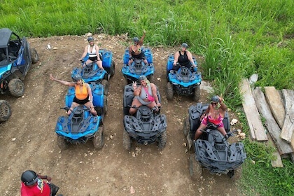 quad bike Jungle Ride, Zipline and Ricks Cafe from Montego Bay