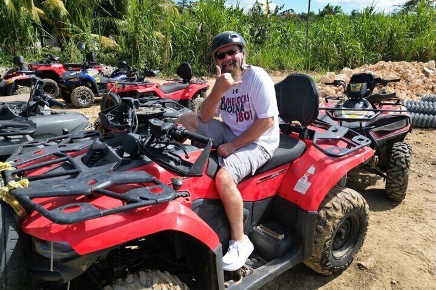 Atv jungle ride/zipline and ricks cafe from Montego Bay