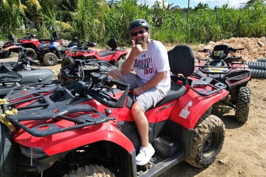 Atv jungle ride/zipline and ricks cafe from Montego Bay