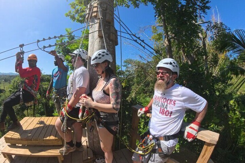Atv jungle ride/zipline and ricks cafe from Montego Bay