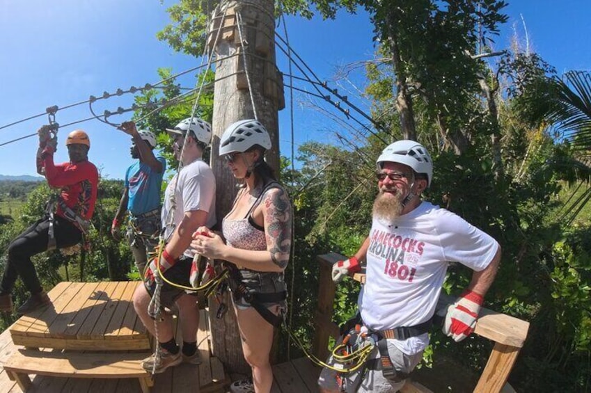 Atv jungle ride/zipline and ricks cafe from Montego Bay