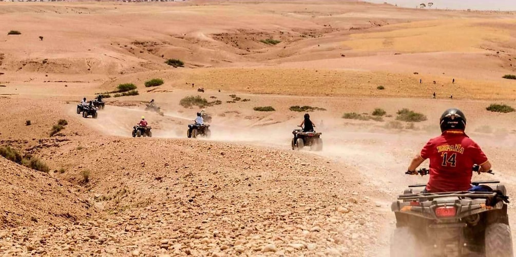 Picture 1 for Activity Marrakech: Agafay Desert Quad or Camel Trip with Dinner Show