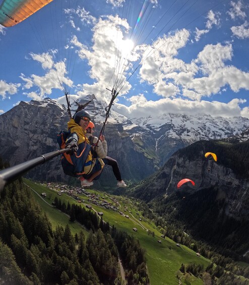 Picture 8 for Activity Mürren: Paragliding over Lauterbrunnen Cliffs and Waterfalls